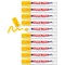 Edding 950 Industry Painter, Bullet Tip, Yellow, Pack of 10