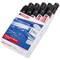 Edding 500 Permanent Marker, Chisel Tip, Black, Pack of 10