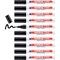 Edding 750 Paint Marker, Bullet Tip, Black, Pack of 10