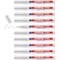 Edding 750 Paint Marker, Bullet Tip, White, Pack of 10