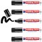 Edding 800 Permanent Marker, Chisel Tip, Black, Pack of 5