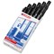 Edding 2000C Permanent Marker, Bullet Tip, Black, Pack of 10