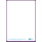 Show-me Drywipe Board, A4, Plain, Pack of 100