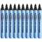 Show-me Drywipe Marker, Slim Barrel, Fine, Black, Pack of 10