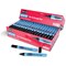 Show-me Drywipe Marker, Slim Barrel, Fine, Black, Pack of 100