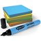 Show-me Magnet Notes, 75x75mm, Assorted, Pack of 40
