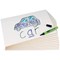 Show-me Rigid Whiteboard A4 Plain (30 Pack)
