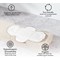 Grace and Green Organic Cotton Bamboo Heavy Period Pads, Pack of 8