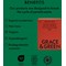 Grace and Green Organic Cotton Bamboo Heavy Period Pads, Pack of 8