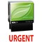 Colop Green Line Word Stamp, URGENT, Red