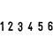 Colop S226 Green Line Numbering Stamp