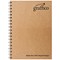 Graffico Recycled Wirebound Notebook, A4, Ruled, 160 Pages, Brown, Pack of 10