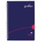 Graffico Hard Cover Wirebound Notebook, A5, Ruled, 160 Pages, Blue