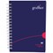 Graffico Polypropylene Wirebound Notebook, A6, Ruled, 140 Pages, Blue