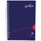 Graffico Polypropylene Wirebound Notebook, A6, Ruled, 140 Pages, Blue