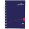 Graffico Hard Cover Wirebound Notebook, A6, Ruled, 160 Pages, Blue