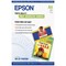 Epson A4 Self-Adhesive Photo Paper, Matte, 167gsm, Pack of 10