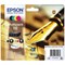 Epson 16 Inkjet Cartridge Multipack - Black, Cyan, Magenta and Yellow (4 Cartridges).