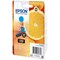 Epson 33XL Oranges Ink Cartridge High Yield Cyan C13T33624012