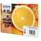 Epson 33XL Oranges Claria Premium Ink Cartridge High Yield CMYK/Photo Black Multipack C13T33574011