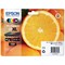 Epson 33XL Ink Cartridge Claria Premium High Yield Oranges CMYK/Photo Black C13T33574011