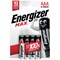 Energizer Max AAA Alkaline Batteries, Pack of 4