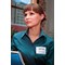 Dymo 11356 LabelWriter Thermal Name Badge Labels, Black on White, 41x89mm, 300 Labels Per Roll