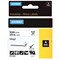 Dymo 18443 Rhino Vinyl Tape, Black on White, 9mmx5.5m