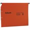 Esselte Orgarex Dual Manilla Lateral Suspension Files, 330mm Width, 30mm Square Base, Orange, Pack of 25