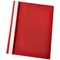Esselte A4 Report Flat Files, Red, Pack of 25