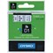 Dymo 43610 D1 Tape, Black on Clear, 6mmx7m
