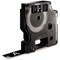 Dymo 45021 D1 Tape, White on Black, 12mmx7m