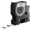 Dymo 45803 D1 Tape, Black on White, 19mmx7m