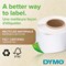 Dymo 2177564 LabelWriter Return Address Labels, Black on White, 25x54mm, 500 Labels Per Roll, Pack of 6