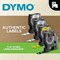Dymo 1978364 D1 Durable Industrial Tape, Black on White, 12mmx5.5M