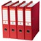 Esselte No. 1 Vivida A4 Lever Arch Files, 75mm Spine, Plastic, Red, Pack of 10