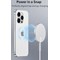 ESR HaloLock mini Wireless Charger, MagSafe Compatible, Silver, Pack of 2