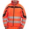 Beeswift Eton Hi-Viz Soft Shell Jacket, Orange & Black, 4XL