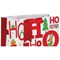 Eurowrap Hohoho Festive Gift Bags Large Pack of 12