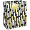 Mono Paint Strokes Gift Bag Large Black Pack of 12