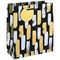 Mono Paint Strokes Gift Bag Medium Black Pack of 12