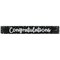 Eurowrap Congratulations Foil Party Banner Pack of 6