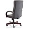 Chesterfield Executive Chair, Fixed Height Arms, Brown - Delivered Built