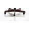 Chesterfield Executive Chair, Fixed Height Arms, Brown