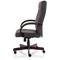 Chesterfield Executive Chair, Fixed Height Arms, Brown