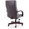 Chesterfield Executive Chair, Fixed Height Arms, Burgundy - Delivered Built