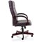 Chesterfield Executive Chair, Fixed Height Arms, Burgundy - Delivered Built