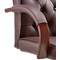 Chesterfield Executive Chair, Fixed Height Arms, Burgundy - Delivered Built
