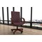 Chesterfield Executive Chair, Fixed Height Arms, Burgundy