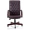 Chesterfield Executive Chair, Fixed Height Arms, Burgundy